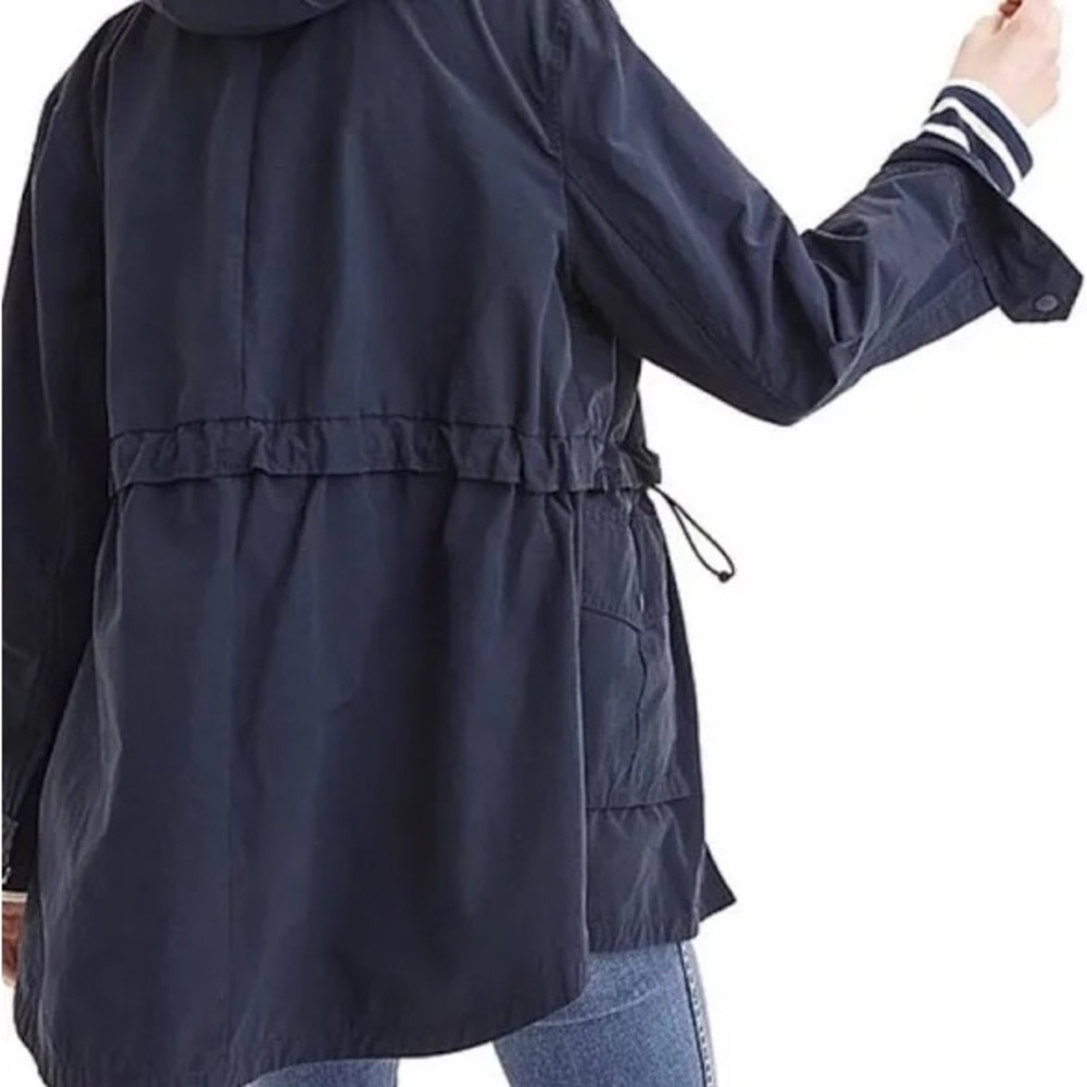 J. Crew Navy Rain Jacket